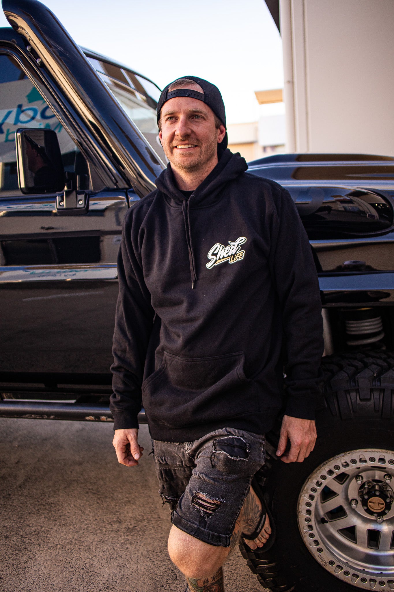 SHEDLIFE CREW HOODIE