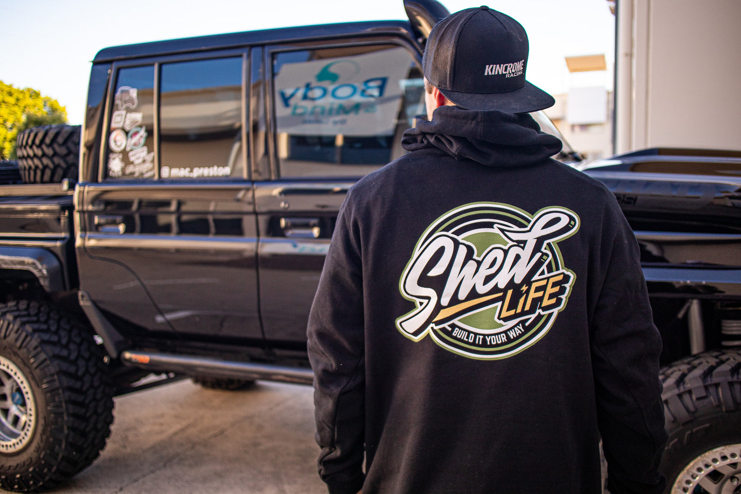 SHEDLIFE CREW HOODIE