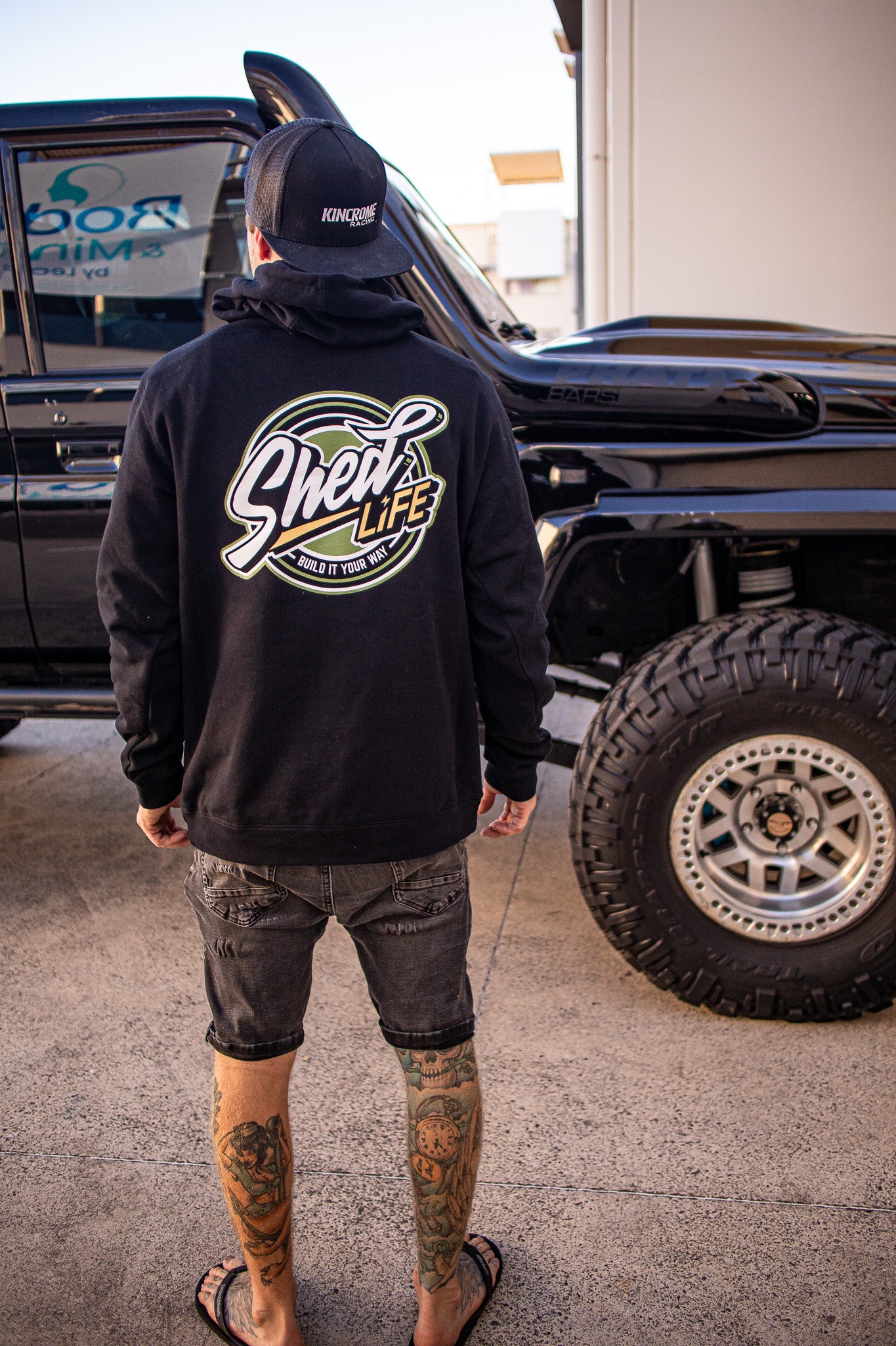 SHEDLIFE CREW HOODIE