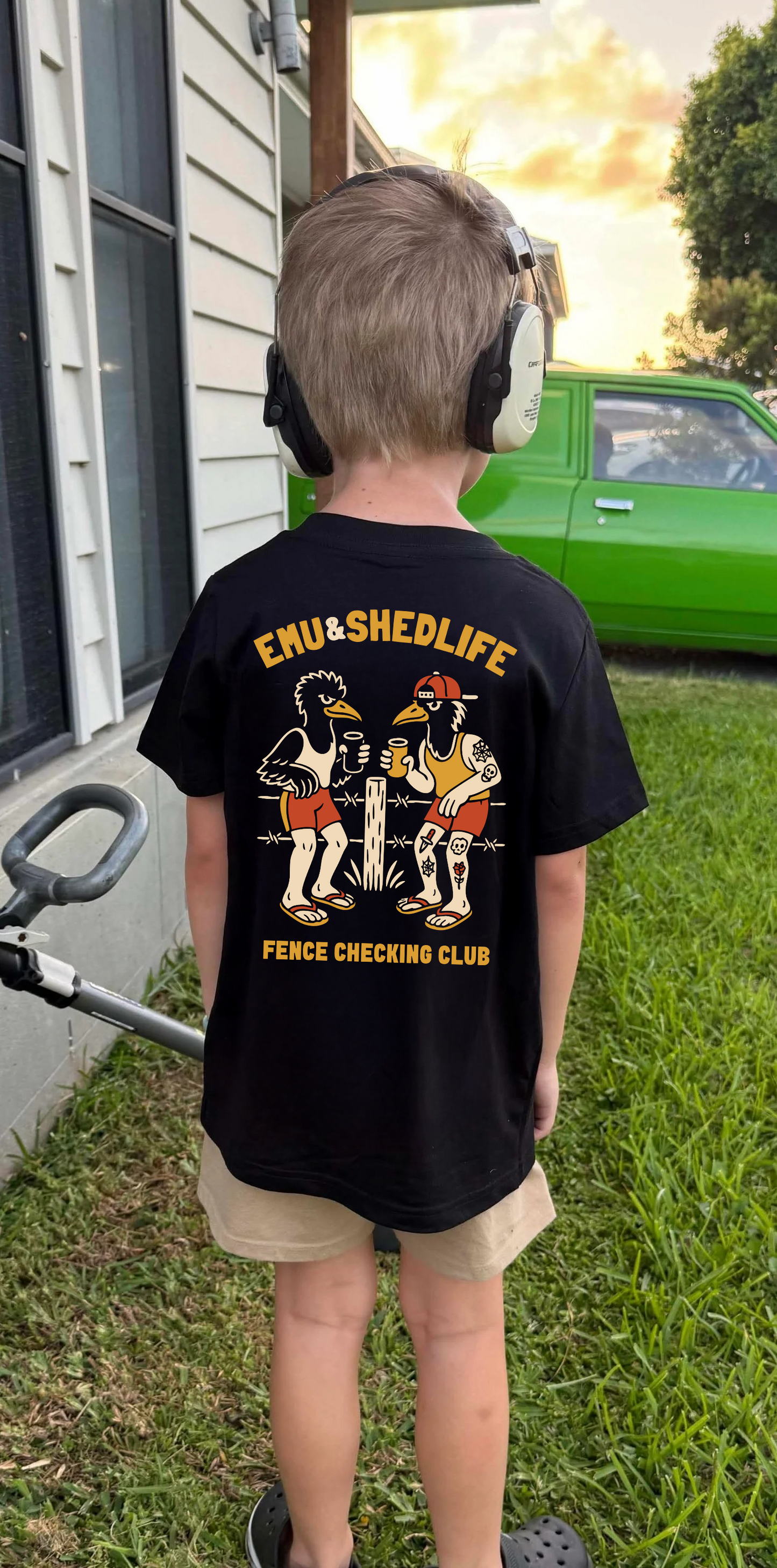 Grom's Checkin' Fences Tee