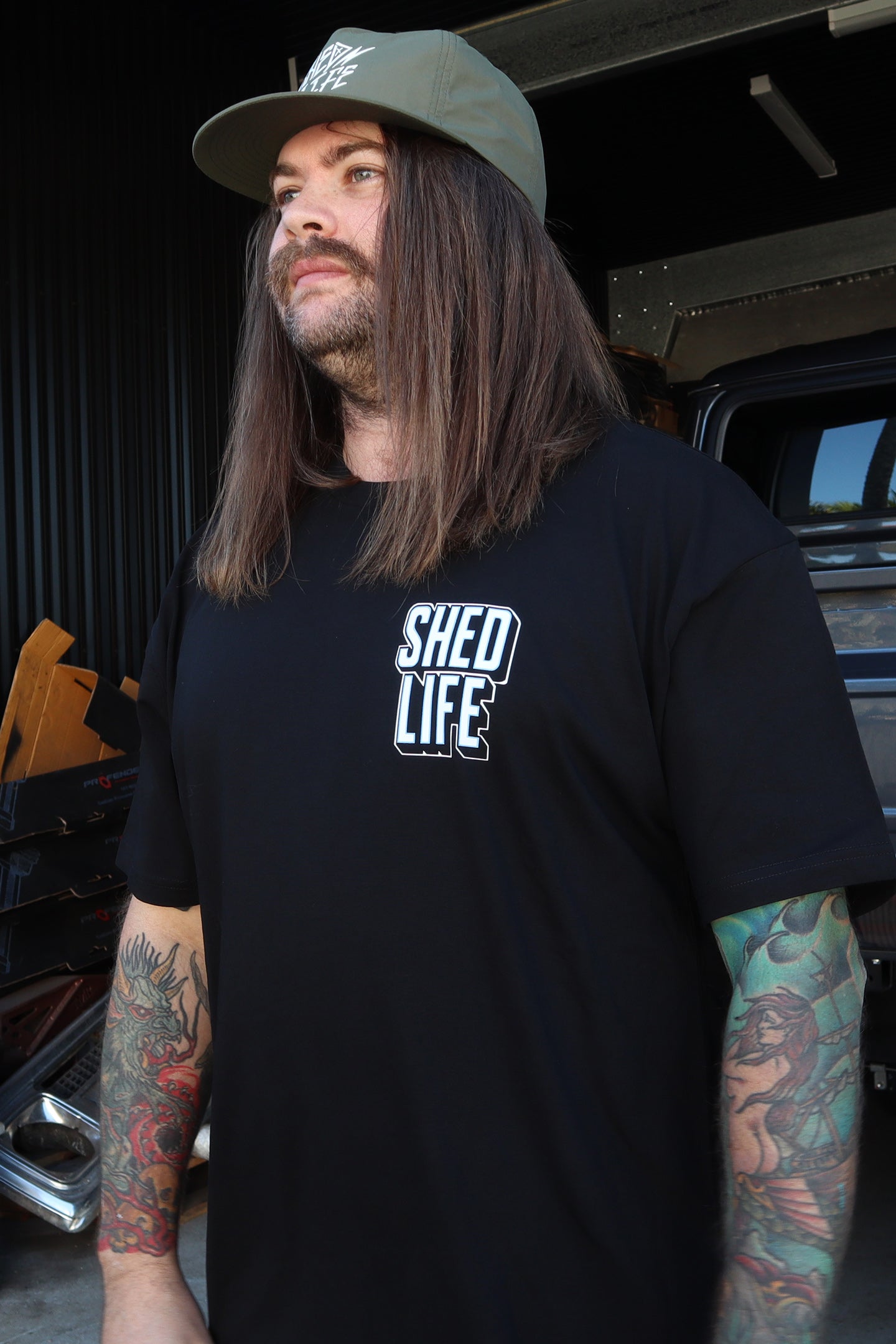 Wall Tee Black