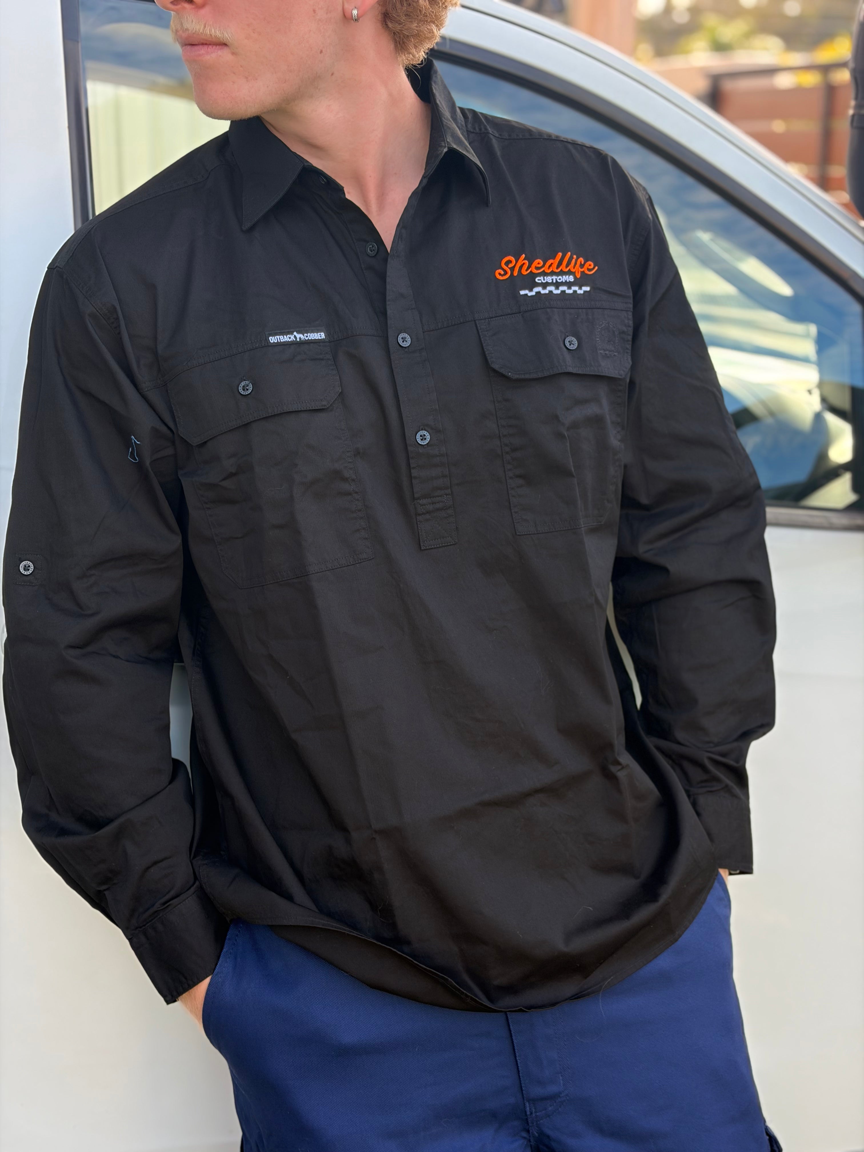 3 Button Work shirt