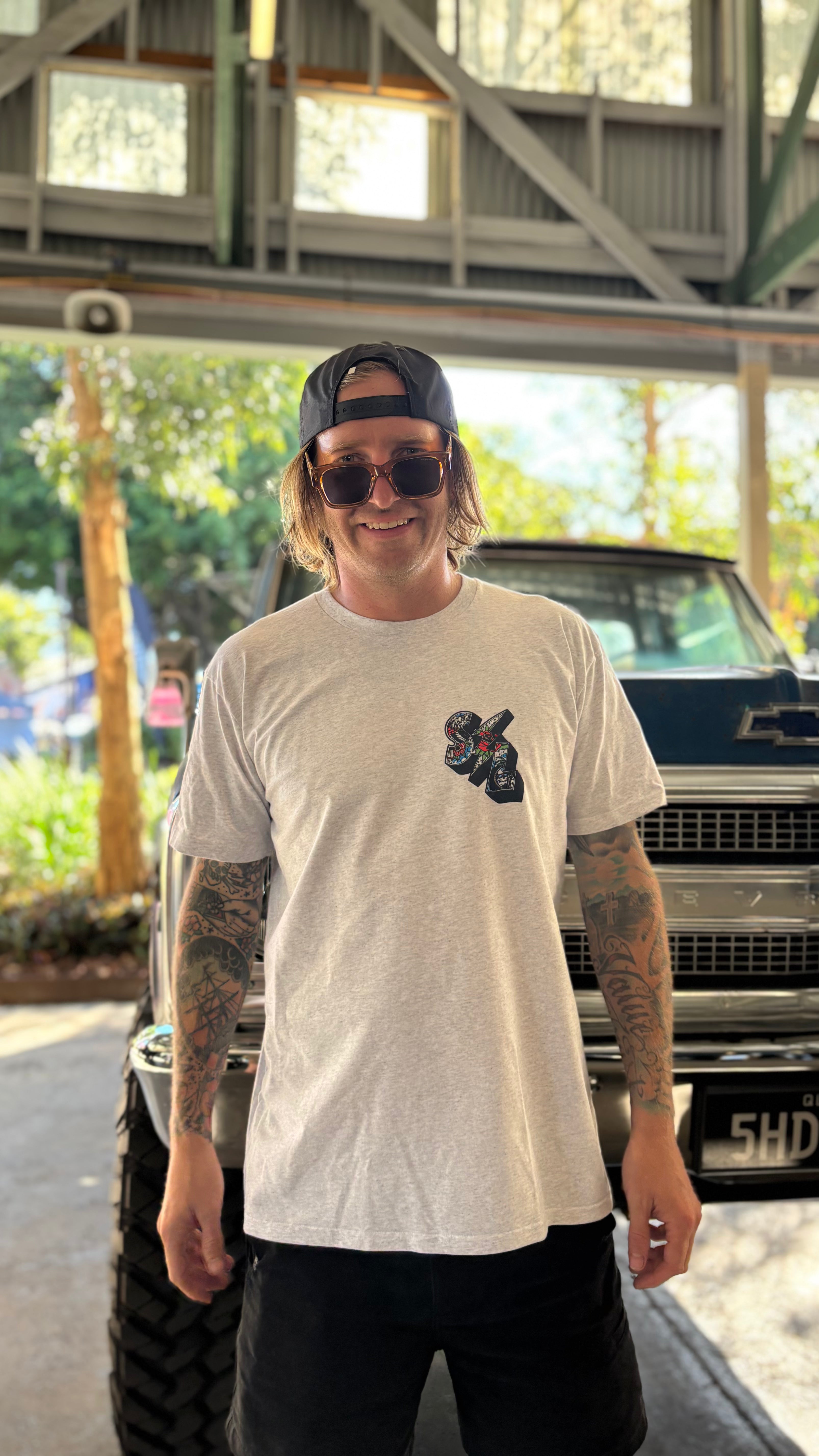 Trad Dad White Marle