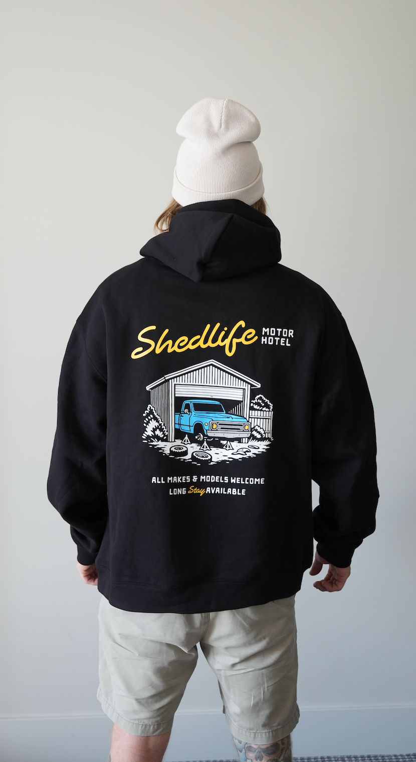Motor Hotel Hoodie (Black)