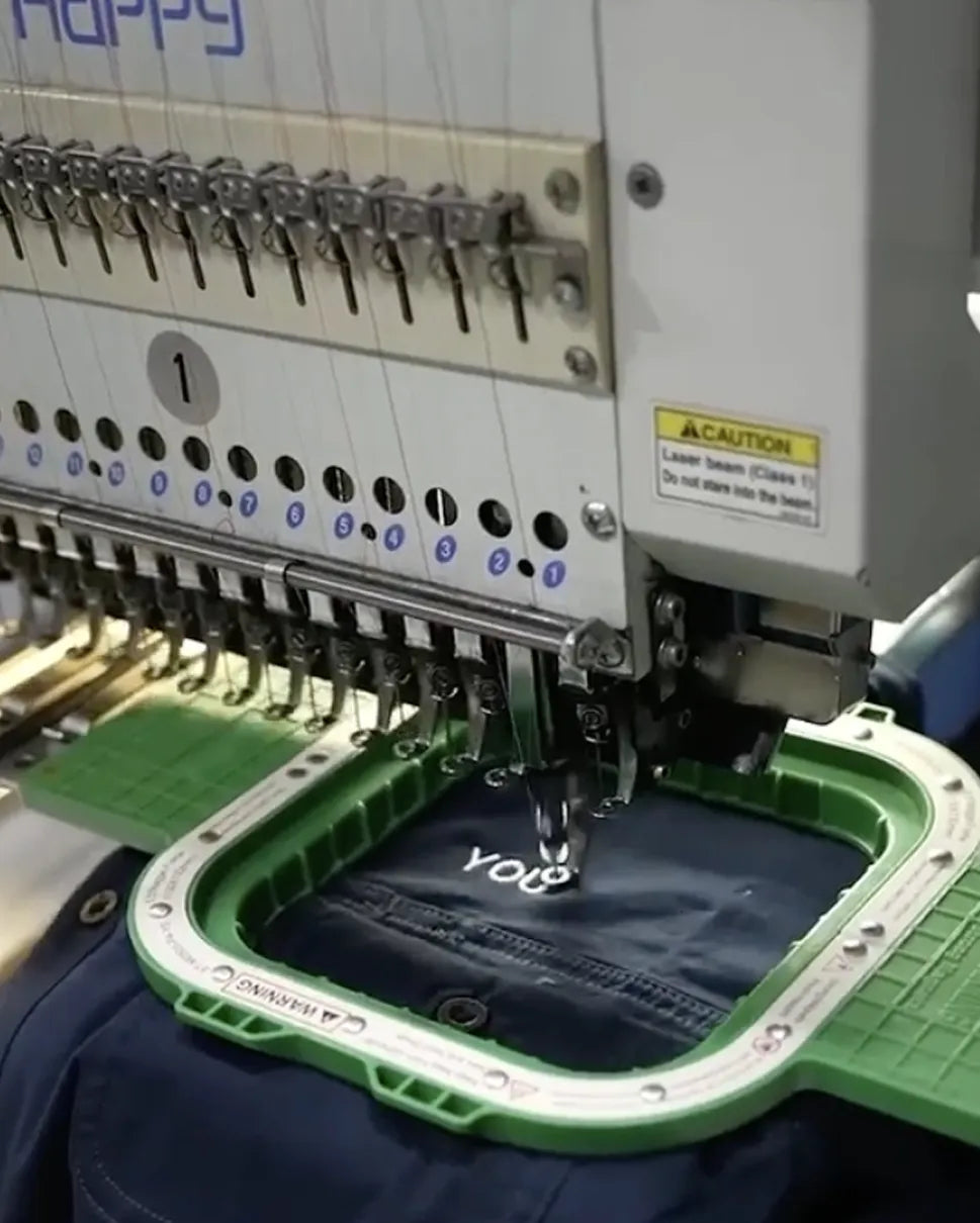 Pocket Name Embroidery